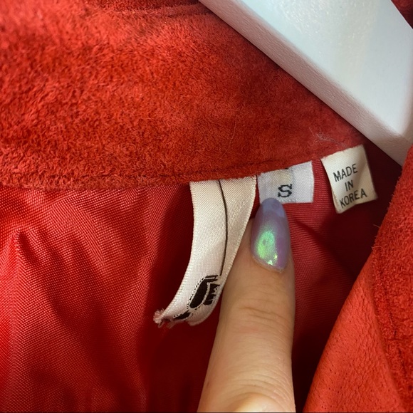 Vintage Suede Leather Shirt Jacket - Picture 4 of 8